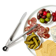 Load image into Gallery viewer, OXO Good Grips Stainless Steel Locking Mini Tongs - 7"