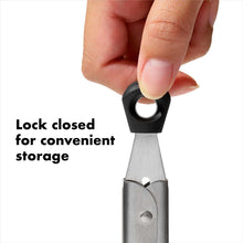 Load image into Gallery viewer, OXO Good Grips Stainless Steel Locking Mini Tongs - 7"