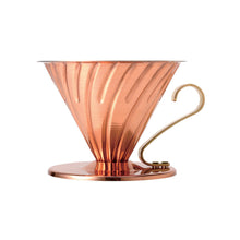 Load image into Gallery viewer, V60 Copper Coffee Dripper 02