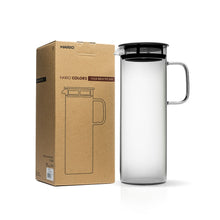 Load image into Gallery viewer, Hario Glass Iced & Cold Brew Tea Pitcher - Gray (27oz/800ml)