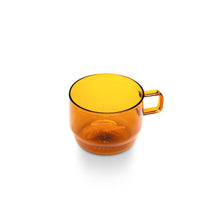 Load image into Gallery viewer, Hario Stackable Glass Mug - Amber (10oz/300ml)