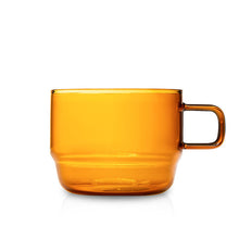 Load image into Gallery viewer, Hario Stackable Glass Mug - Amber (10oz/300ml)