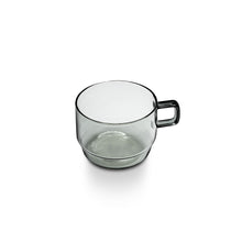 Load image into Gallery viewer, Hario Stackable Glass Mug - Gray (10oz/300ml)