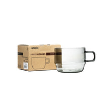 Load image into Gallery viewer, Hario Stackable Glass Mug - Gray (10oz/300ml)