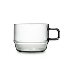 Load image into Gallery viewer, Hario Stackable Glass Mug - Gray (10oz/300ml)