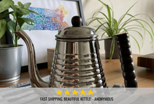 Load image into Gallery viewer, Kalita Wave Stainless Steel Gooseneck Kettle - 1L