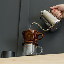 Load image into Gallery viewer, Kalita Style 102 Ceramic Coffee Dripper - Brown