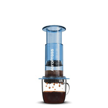 Load image into Gallery viewer, AeroPress Clear Coffee Maker - Blue