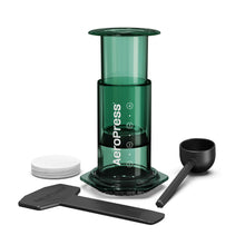Load image into Gallery viewer, AeroPress Clear Coffee Maker - Green