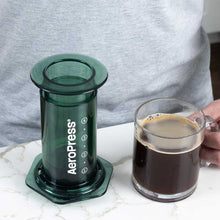 Load image into Gallery viewer, AeroPress Clear Coffee Maker - Green