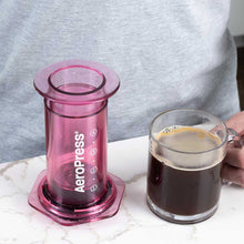 Load image into Gallery viewer, AeroPress Clear Coffee Maker - Pink