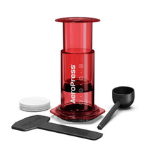 Load image into Gallery viewer, AeroPress Clear Coffee Maker - Red