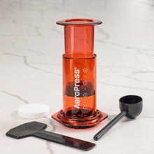 Load image into Gallery viewer, AeroPress Clear Coffee Maker - Red