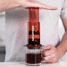 Load image into Gallery viewer, AeroPress Clear Coffee Maker - Red