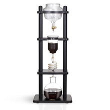 Load image into Gallery viewer, Yama 6-8 Cup Cold Brew Tower Straight Black Wood Frame (32oz)