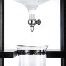 Load image into Gallery viewer, Yama 6-8 Cup Cold Brew Tower Straight Black Wood Frame (32oz)
