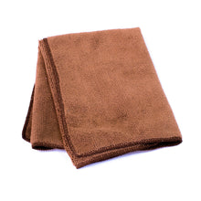 Load image into Gallery viewer, Brown Microfiber Cloth Towel 16" x 16"