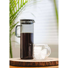 Load image into Gallery viewer, Hario Glass Iced & Cold Brew Tea Pitcher - Gray (27oz/800ml)