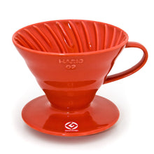 Load image into Gallery viewer, V60 Ceramic Coffee Dripper 02 - Red