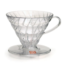 Load image into Gallery viewer, V60 Plastic Coffee Dripper 02 - Clear