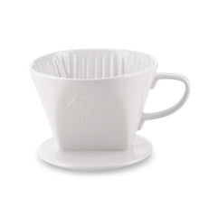 Load image into Gallery viewer, Kalita Style 102 Ceramic Coffee Dripper - White