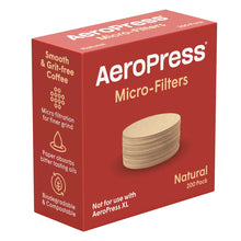 Load image into Gallery viewer, AeroPress Standard Natural Paper Micro-Filters (200 ct)