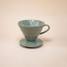 Load image into Gallery viewer, V60 Ceramic Coffee Dripper 02 - Oil Green