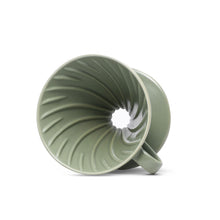 Load image into Gallery viewer, V60 Ceramic Coffee Dripper 02 - Oil Green