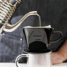 Load image into Gallery viewer, Kalita Style 102 Ceramic Coffee Dripper - Black