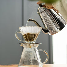 Load image into Gallery viewer, Yama Glass Cone Coffee Dripper - Stainless Steel