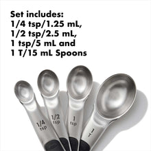 Load image into Gallery viewer, OXO Good Grips 4-piece Stainless Steel Measuring Spoon Set
