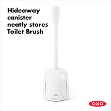 Load image into Gallery viewer, OXO Toilet Brush &amp; Canister - White
