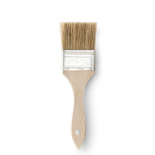Load image into Gallery viewer, 2&quot; Wide Flat Brush with Natural Bristles and Wooden Handle
