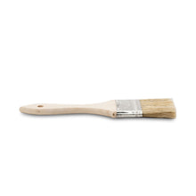 Load image into Gallery viewer, 2&quot; Wide Flat Brush with Natural Bristles and Wooden Handle
