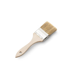 Load image into Gallery viewer, 2&quot; Wide Flat Brush with Natural Bristles and Wooden Handle
