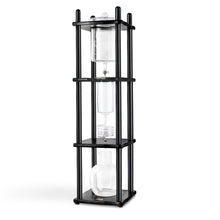 Load image into Gallery viewer, Yama 25 Cup Cold Brew Tower Straight Black Wood Frame (100oz)
