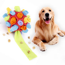 Load image into Gallery viewer, Pet Dog Sniff &amp; Snack Puzzle Ball Train&#39;n&#39;Treat Snuffle Ball Canine Enrichment Nose Pad Toys
