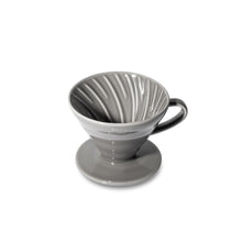 Load image into Gallery viewer, Hario Beaker Server and V60 02 Ceramic Dripper Coffee Set - Gray
