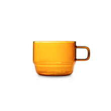Load image into Gallery viewer, Hario Stackable Glass Mug - Amber (10oz/300ml)

