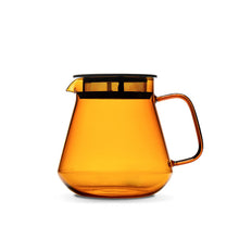 Load image into Gallery viewer, Hario Glass Coffee and Tea Server - Amber (600ml)
