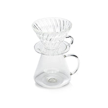 Load image into Gallery viewer, Hario V60 02 Simply Glass Pour Over Coffee Kit
