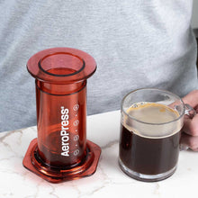 Load image into Gallery viewer, AeroPress Clear Coffee Maker - Red
