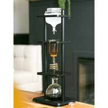 Load image into Gallery viewer, Yama 6-8 Cup Cold Brew Tower Straight Black Wood Frame (32oz)
