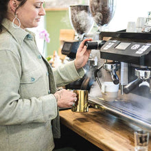 Load image into Gallery viewer, Colored Frothing Pitcher 12oz - Gold
