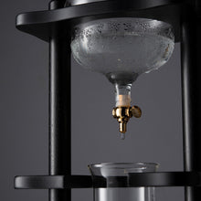 Load image into Gallery viewer, Yama 6-8 Cup Cold Brew Tower Straight Black Wood Frame (32oz)
