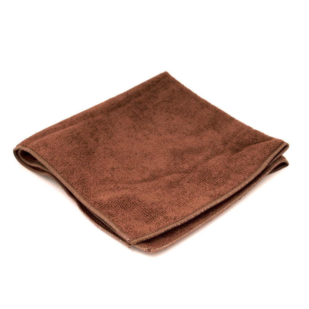 Brown Microfiber Cloth Towel 16
