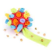 Load image into Gallery viewer, Pet Dog Sniff &amp; Snack Puzzle Ball Train&#39;n&#39;Treat Snuffle Ball Canine Enrichment Nose Pad Toys
