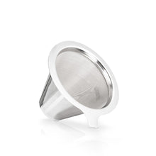 Load image into Gallery viewer, Yama Glass Silverton Brewer w/ Black Base &amp; Silver Accents
