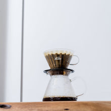 Load image into Gallery viewer, Kalita Wave Glass Coffee Dripper 185
