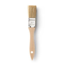 Load image into Gallery viewer, 1&quot; Wide Flat Brush with Natural Bristles and Wooden Handle
